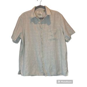 Tasso Elba, short sleeve button down size XL